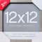 2 Pack Gray Fundamentals 12&#x22; x 12&#x22; Shadowbox by Studio D&#xE9;cor&#xAE;